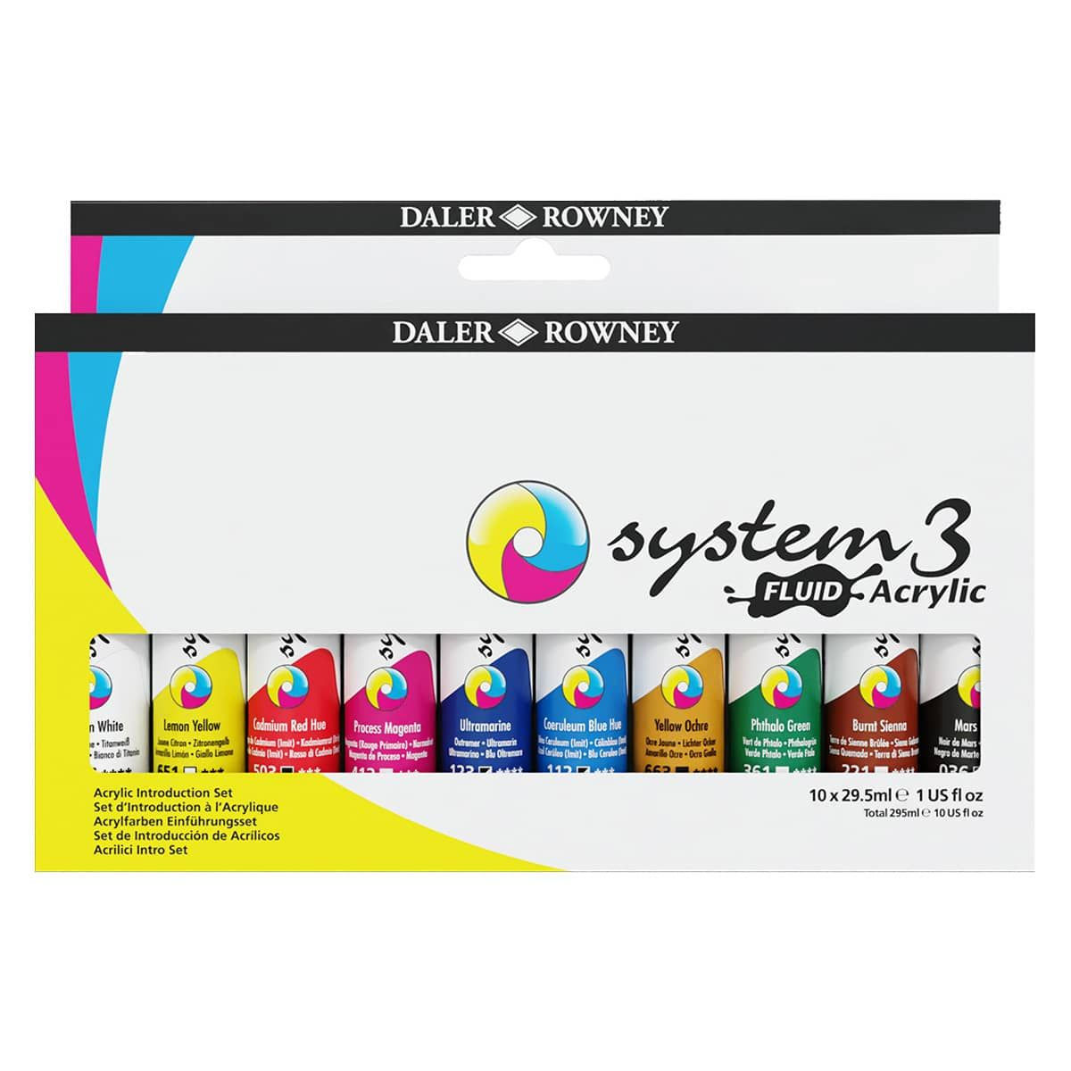Daler-Rowney System 3 Fluid Acrylic Set