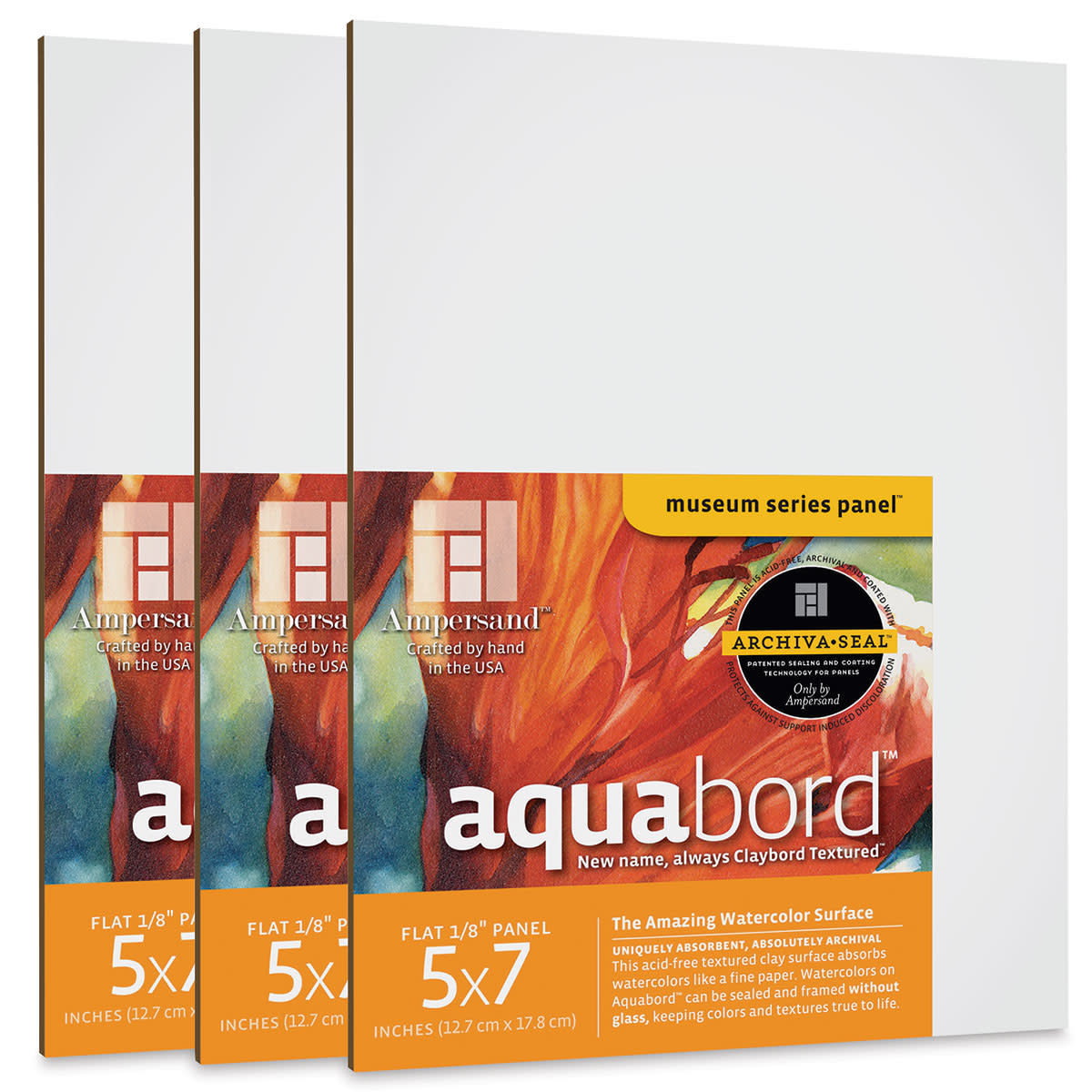 Aquabord 3 pack, 1/8" flat • 5 x 7