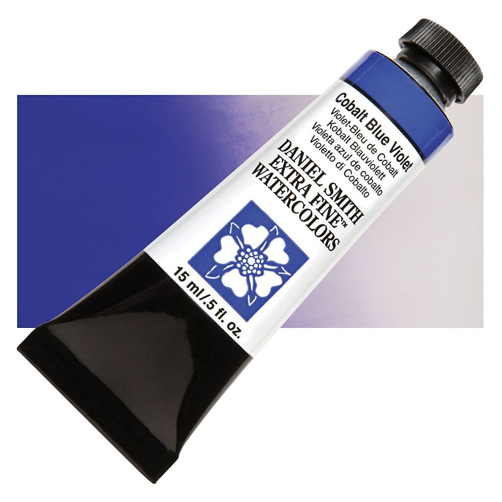 Daniel Smith Extra Fine Watercolor, 15ml • Cobalt Blue Violet