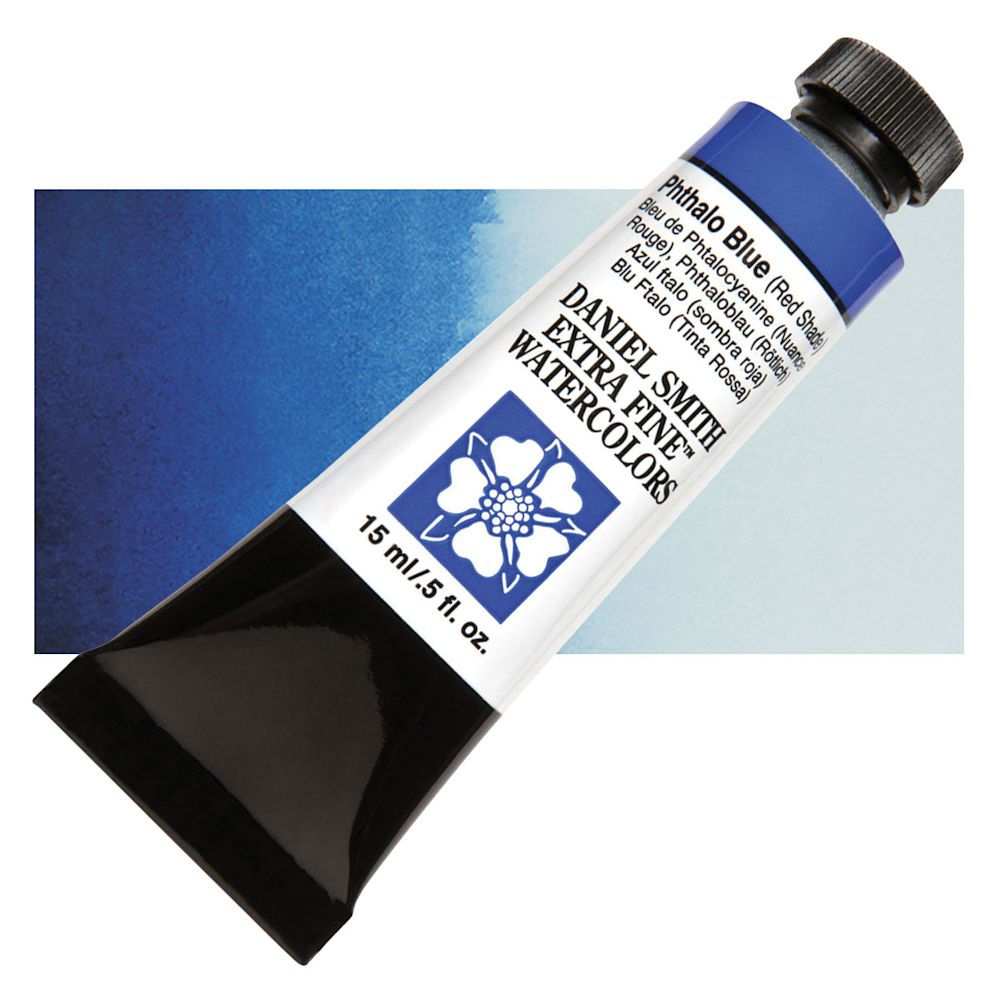 Daniel Smith Extra Fine Watercolor, 15ml • Phthalo Blue RS