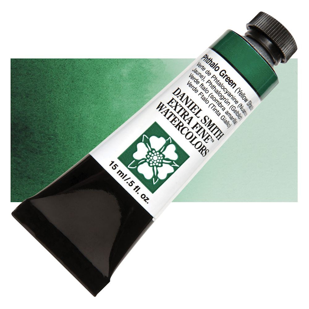 Daniel Smith Extra Fine Watercolor, 15ml • Phthalo Green YS
