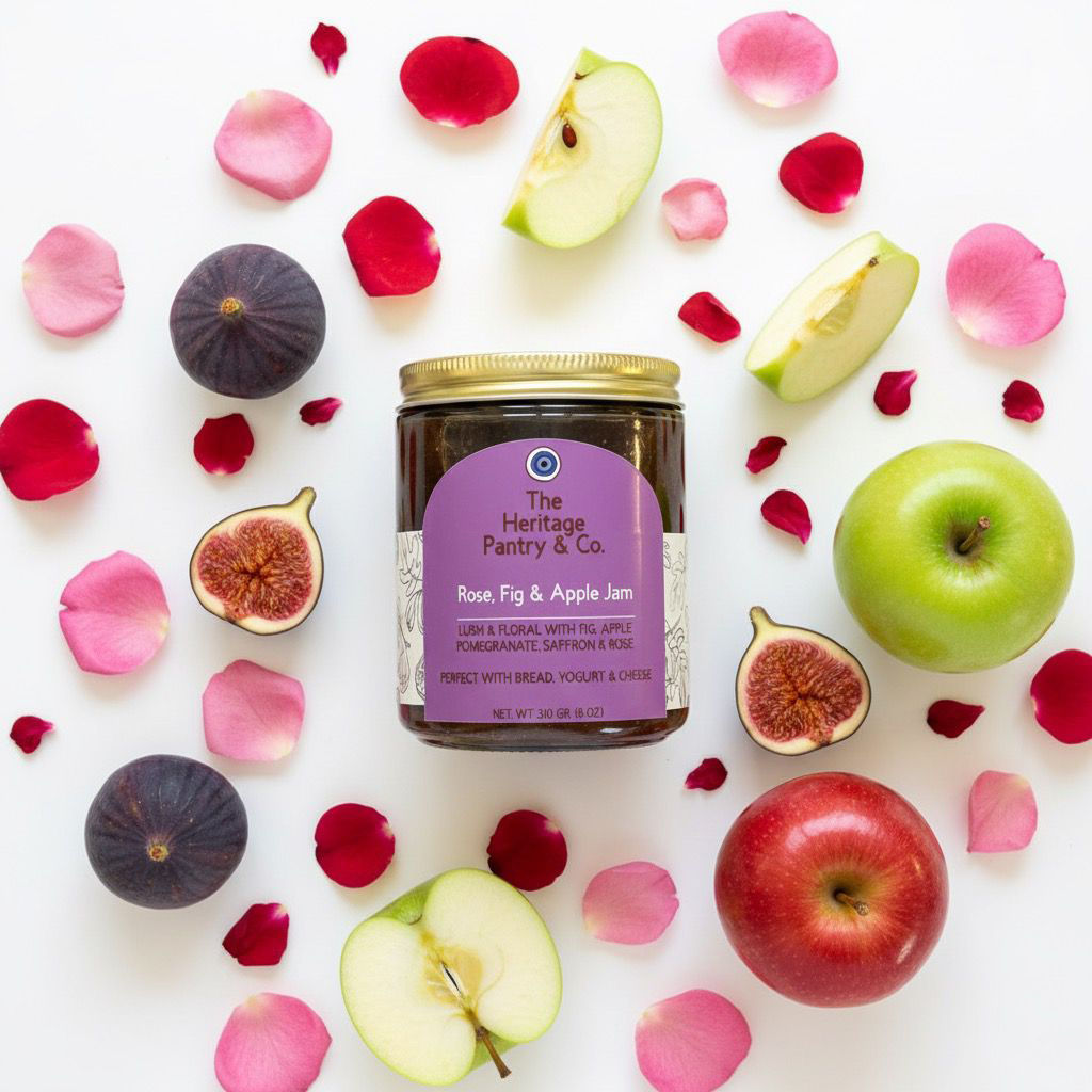 ROSE, FIG & APPLE JAM