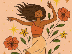 A young girl dancing apart of her routine from Echo2Evolve