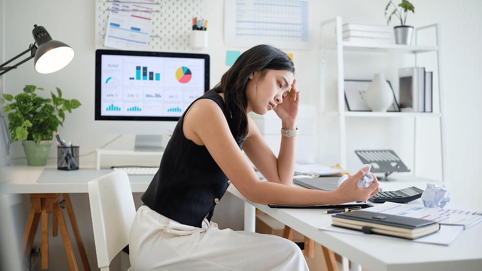 Project manager balancing deadlines, stakeholders, and competing priorities in a high-pressure role.