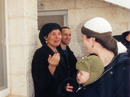 The monument left to me by Dina Horowitz in Givat HaZayit in Efrat