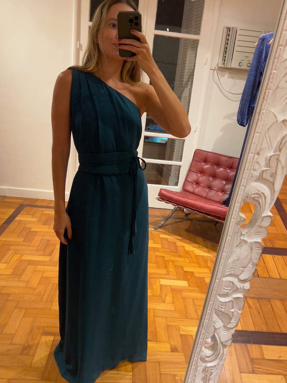 Miniatura: vestido ombro pesponto
