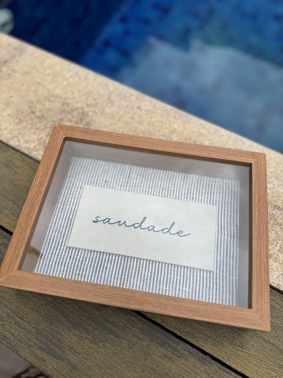 Miniatura: Quadro bordado