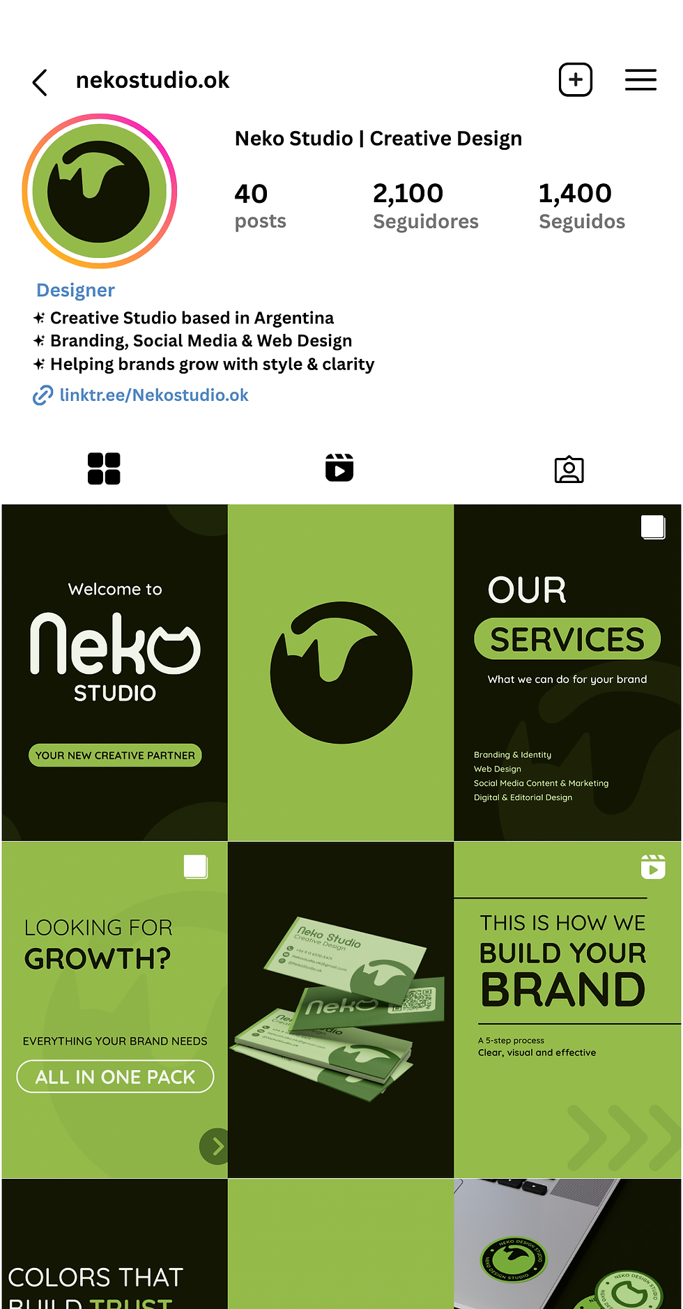 Plantilla para redes sociales diseñada por Neko