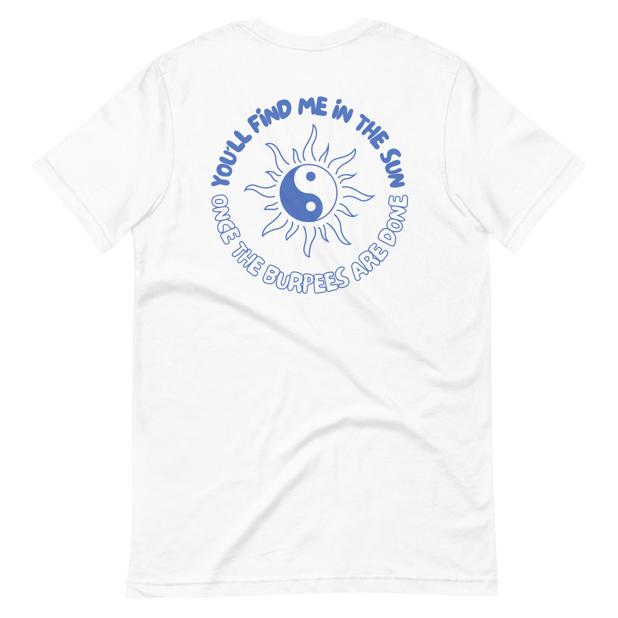 Burpees Done Tee | Sea Blue