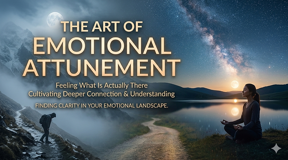 The Art of Emotional Attunement: Feeling What Is Actually There