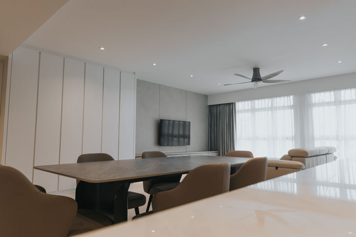 Modern Minimalist Dining Space