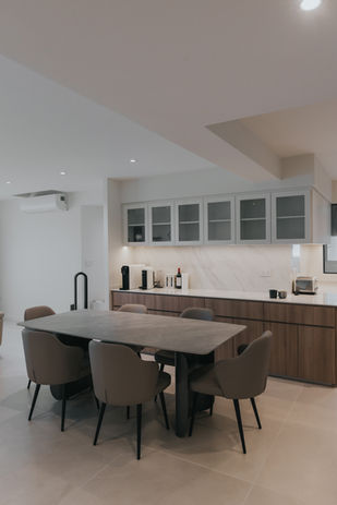 Modern Minimalist Dining Space