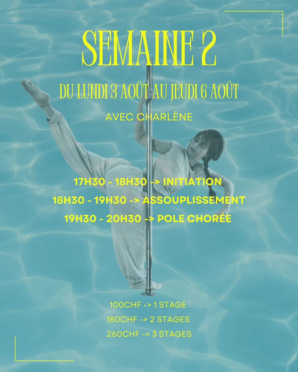 ☀️STAGE ETE - SEMAINE 2