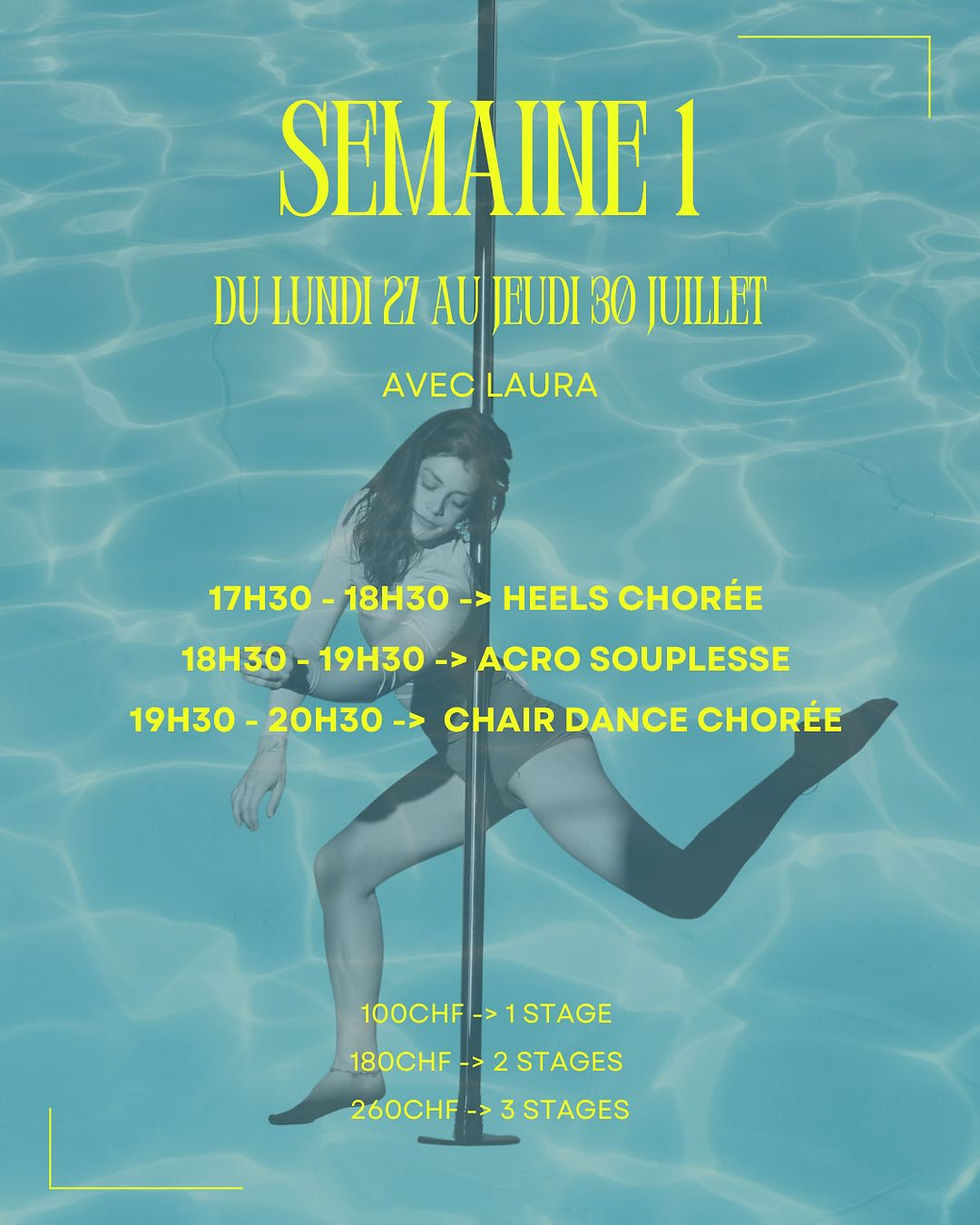 ☀️STAGE ETE - SEMAINE 1
