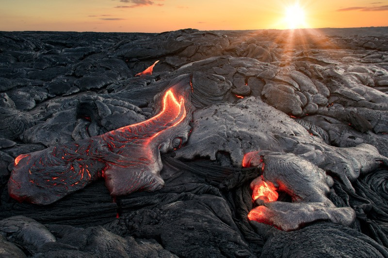 Laki volcano had extensive lava flows