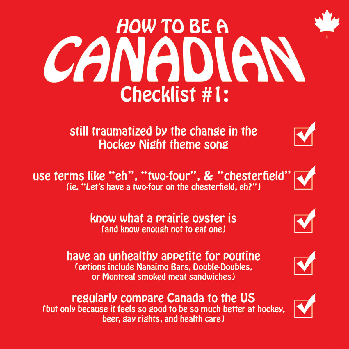 #369 - How To Be A Canadian #1