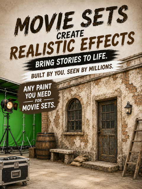 Movie set realistic paint effect manufacture South Africa