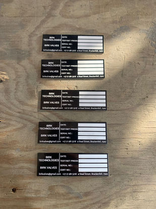 Nameplates: Industrial Manufacturing