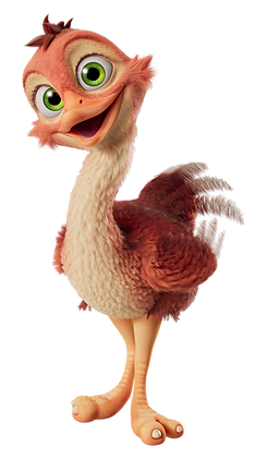 Baby (Baby Ostrich) Jungle Beat Character