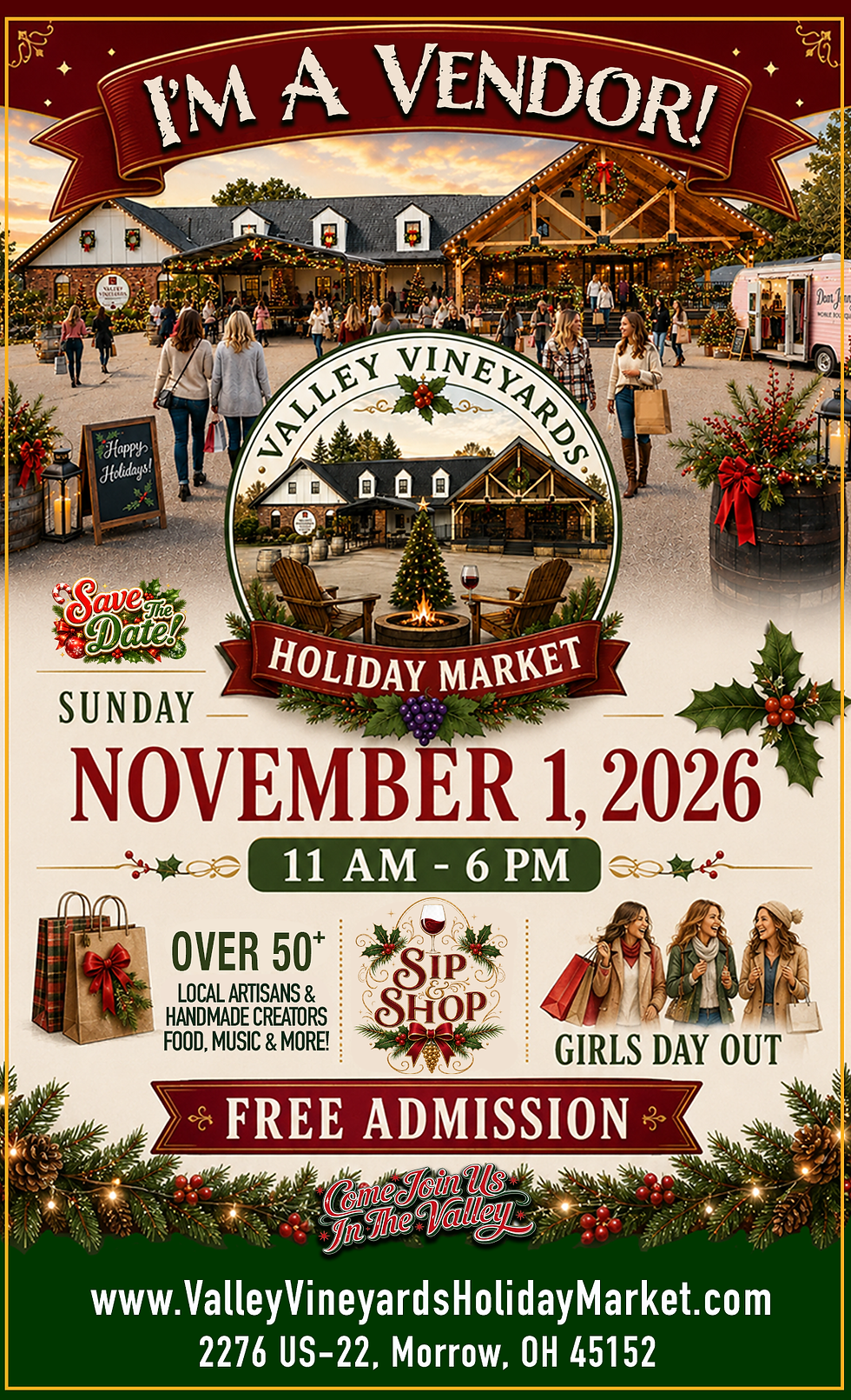 VALLEY VINEYARDS HOLIDAY MARKET