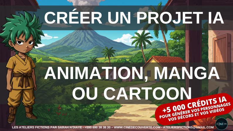 Animation, manga, cartoon : Les étapes pour réaliser tous vos projets avec les IA génératives profes