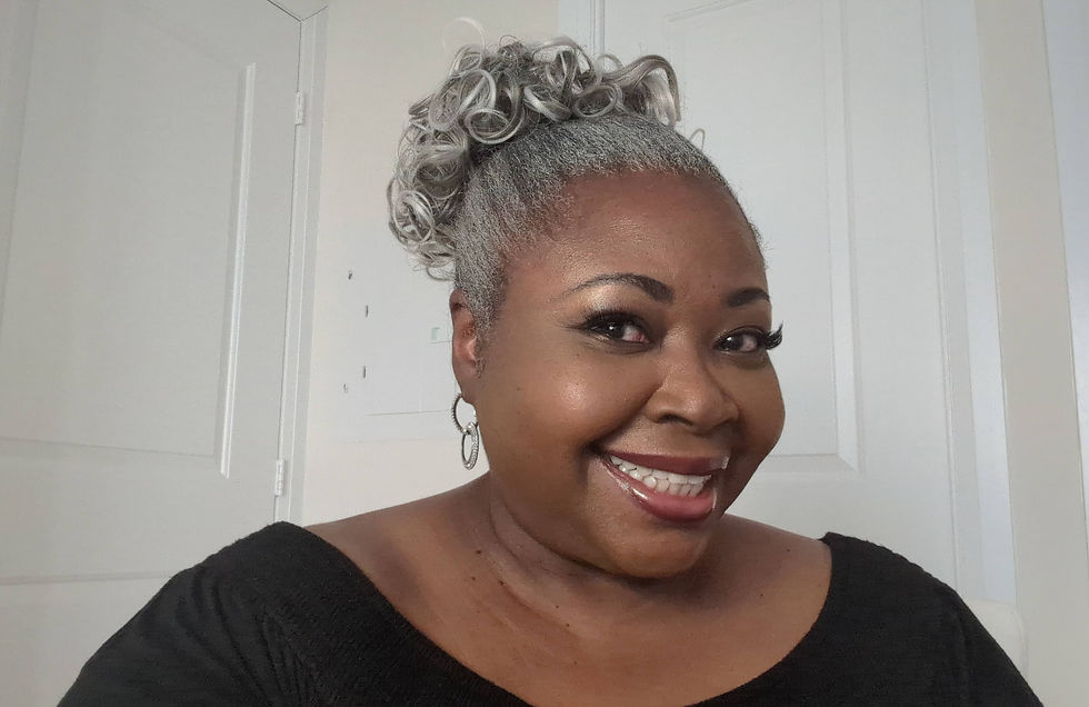 Gray Hair Bun