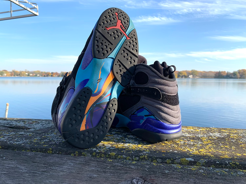 jordan 8 aqua bottom
