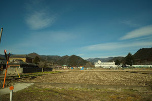 要害山、天から眺める