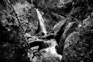 WATER FALL, ROCK WALL IN TSURUASHI