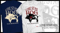 Tshirt Presentation Lone Star Hog