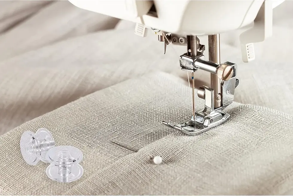 Thumbnail: SINGER Bobbins Class 15 Transparent Plastic Bobbins – Replacement Bobbins for Se