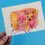 Thumbnail: Deer Fawn Watercolor: Original Painting Orange and Pink
