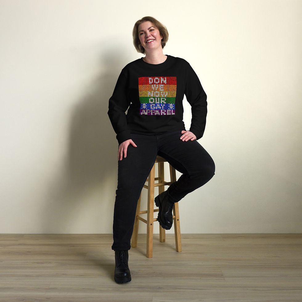 Thumbnail: "Don We Now Our Gay Apparel" Unisex Ugly Christmas Sweater