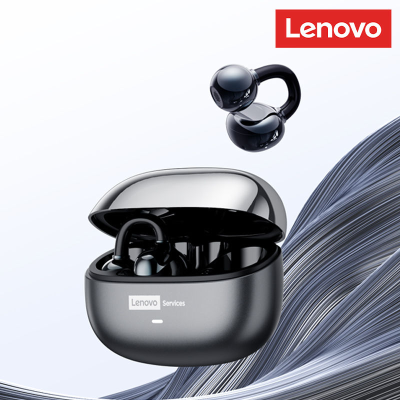 Thumbnail: Lenovo LE302 Wireless Bluetooth 6.0 Headset Long Battery Life Sports Ear Clip Ea