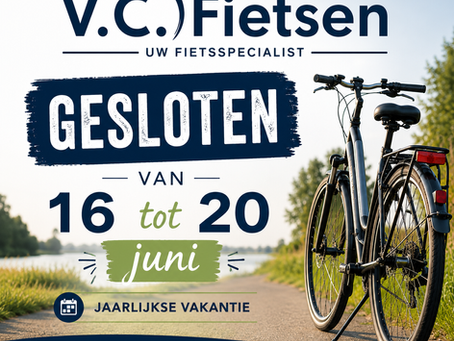 Jaarlijkse vakantie : 16/06 tem 20/06