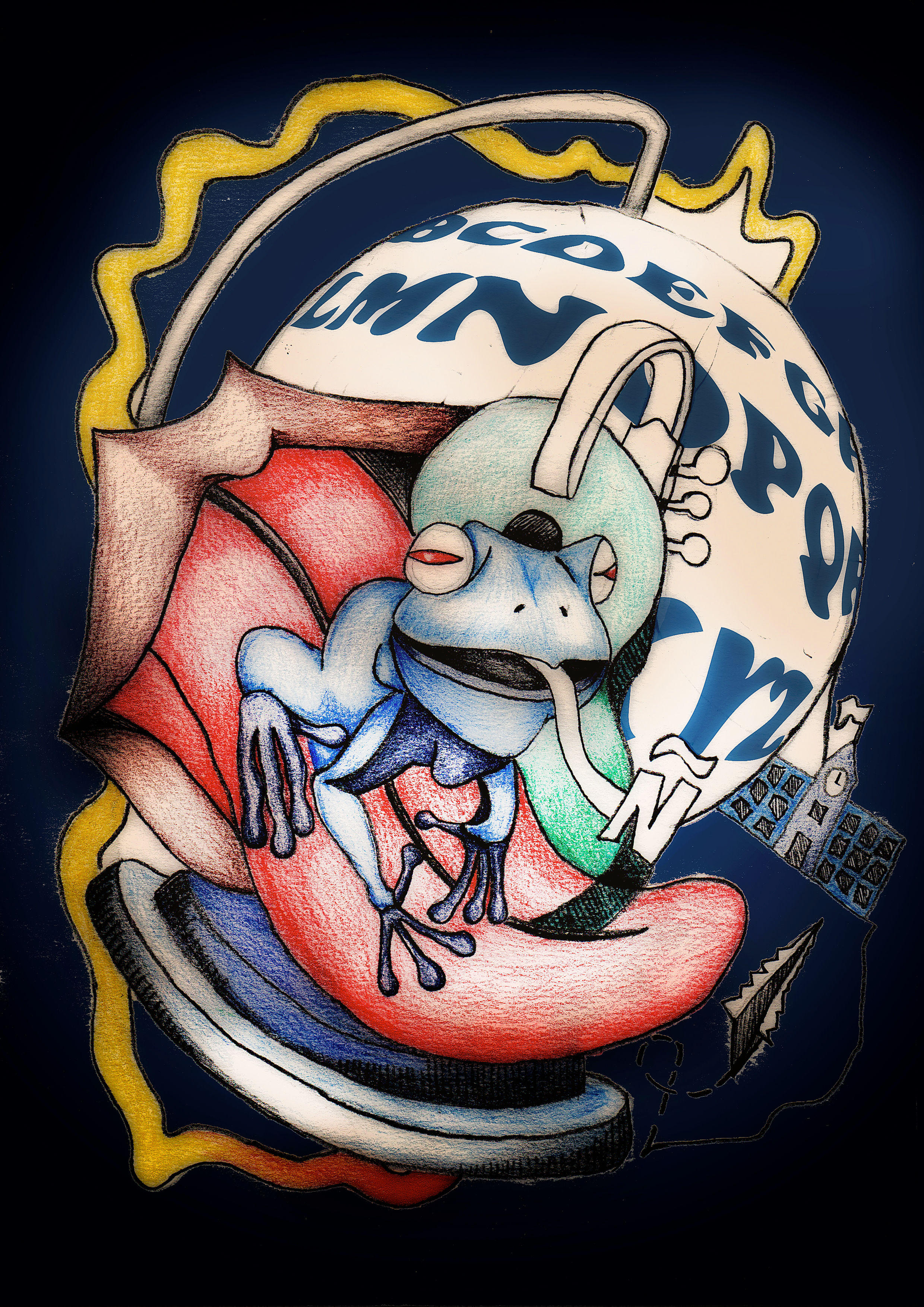 Illustration of the story "I like recesses".