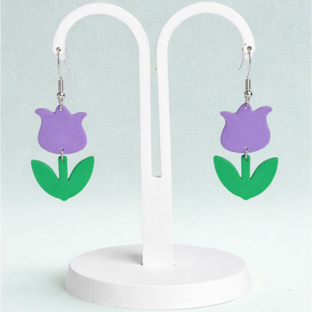 Tulip earrings