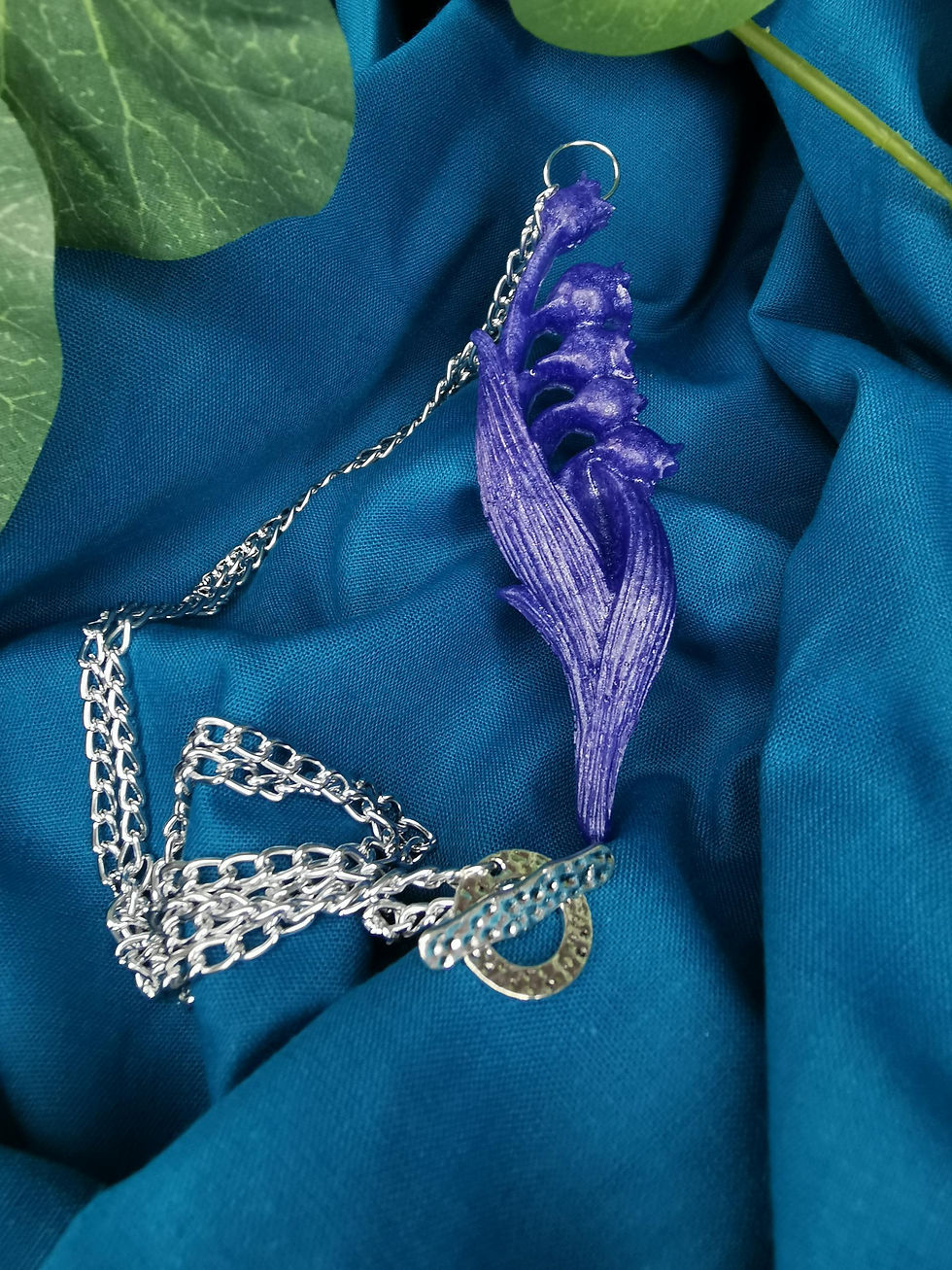 Resin Snowdrop Necklace