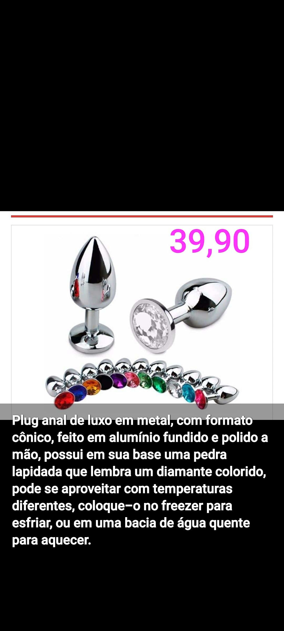 Miniatura: Plug anal 