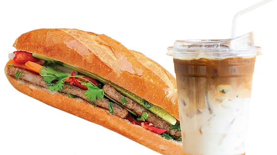 CBM03. Combo Bánh Mì + Café Vietnamien Glacé