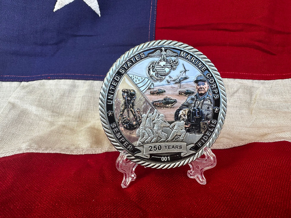 Thumbnail: 250th Marine Corps Anniversary Challenge Coin