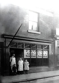 Reginald Sharratt Haircutting and Shavin