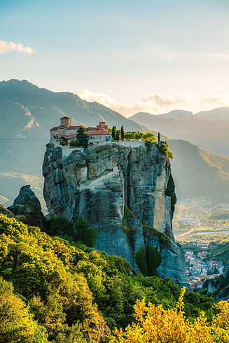 meteora greece - biking roads with a view