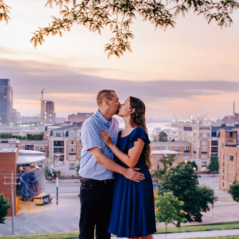 Federal Hill Engagement | Michaela + DJ | Baltimore Maryland Portrait Photographer