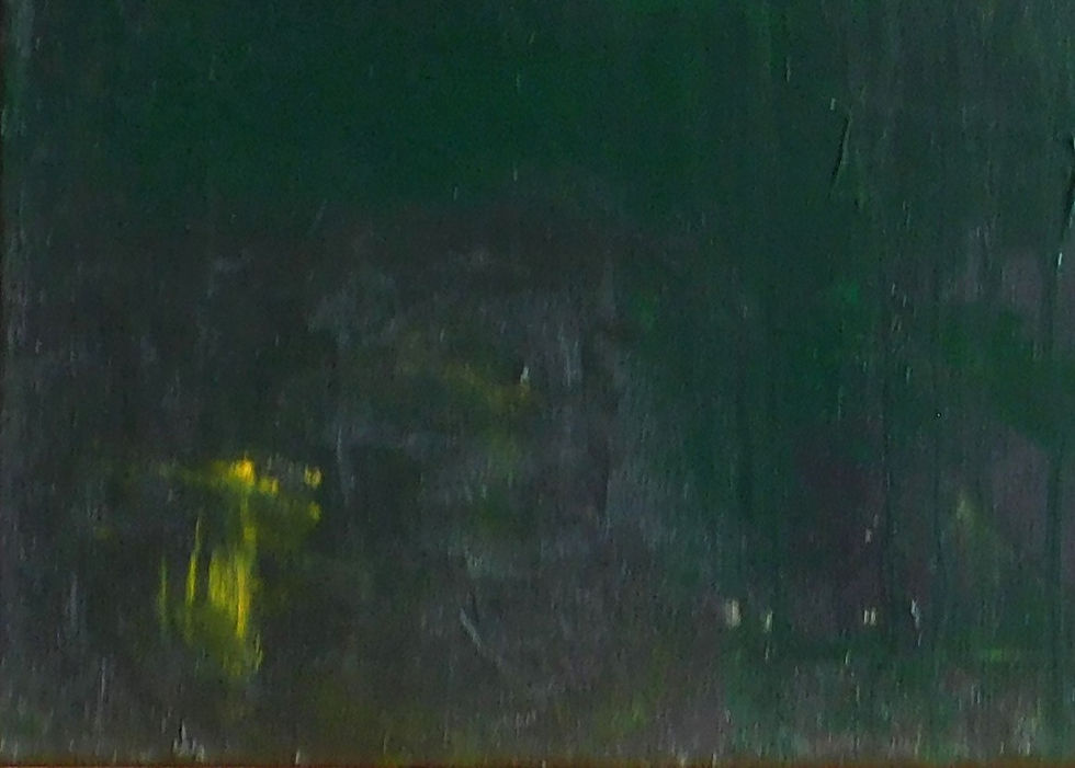 Just Before Dawn-Abstract Expressionism Minimalist Painting-Detail 1