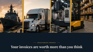 Receivables, Invoice and Debtor Finance