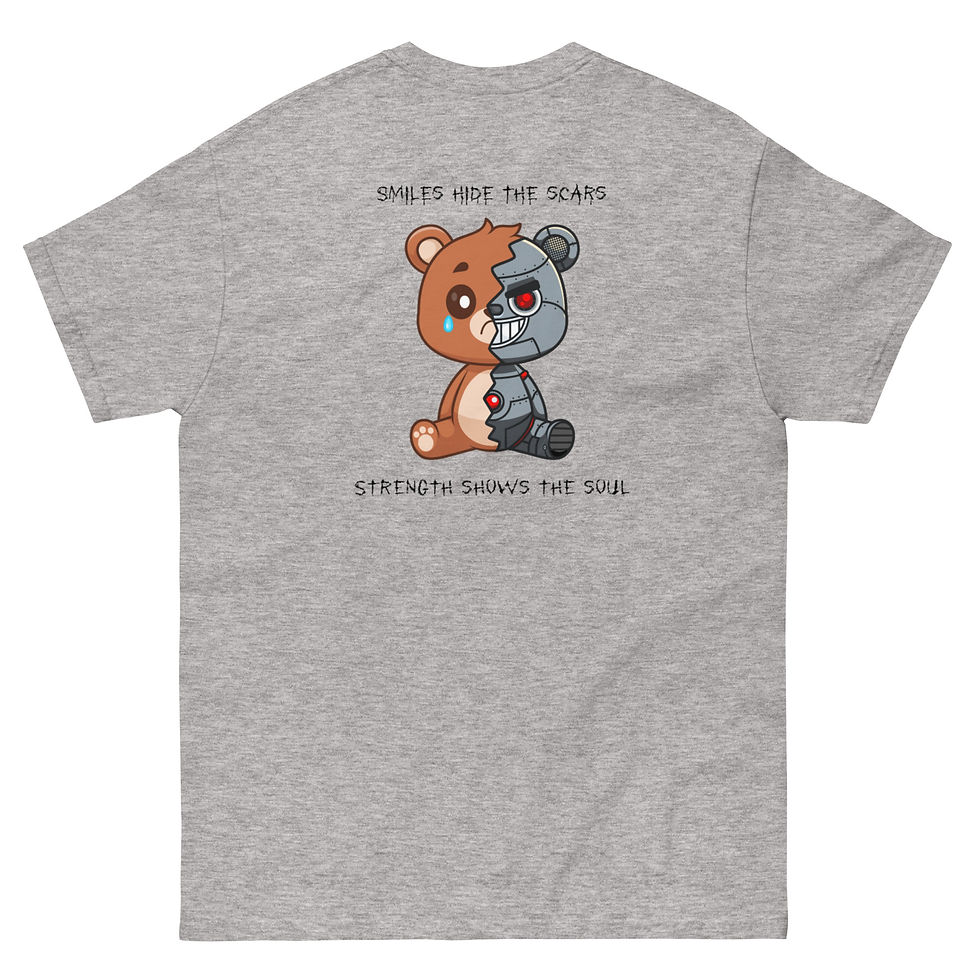 Thumbnail: Smiles Hide The Scars, Strength Shows The Soul Unisex Classic Tee