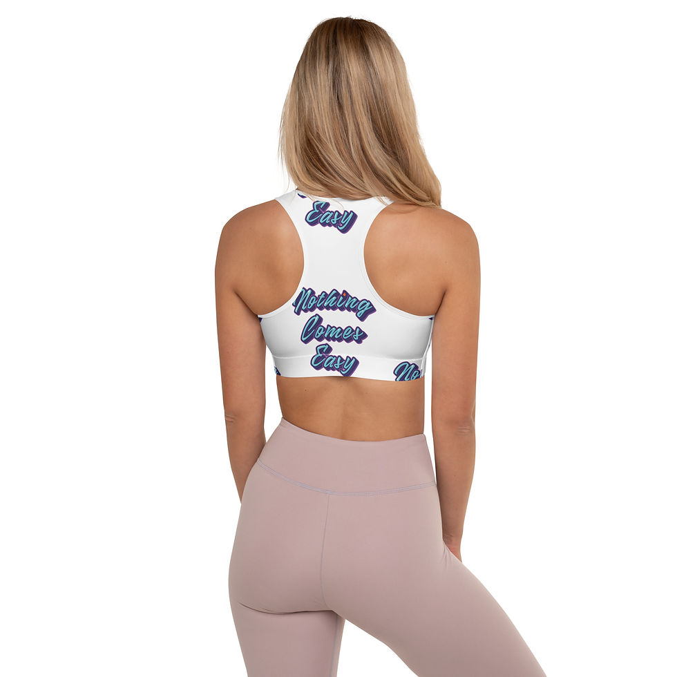 Thumbnail: Nothing Comes Eay Padded Sports Bra