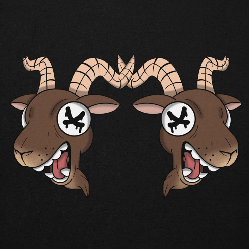 Double GOAT/ I’d Rather Be Tired Than Broke Unisex Hoodie