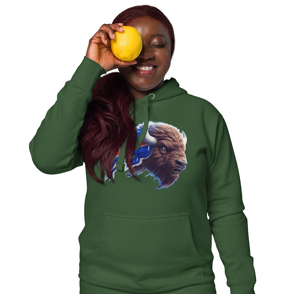 Thumbnail: Frosted Double Buffalo Unisex Hoodie